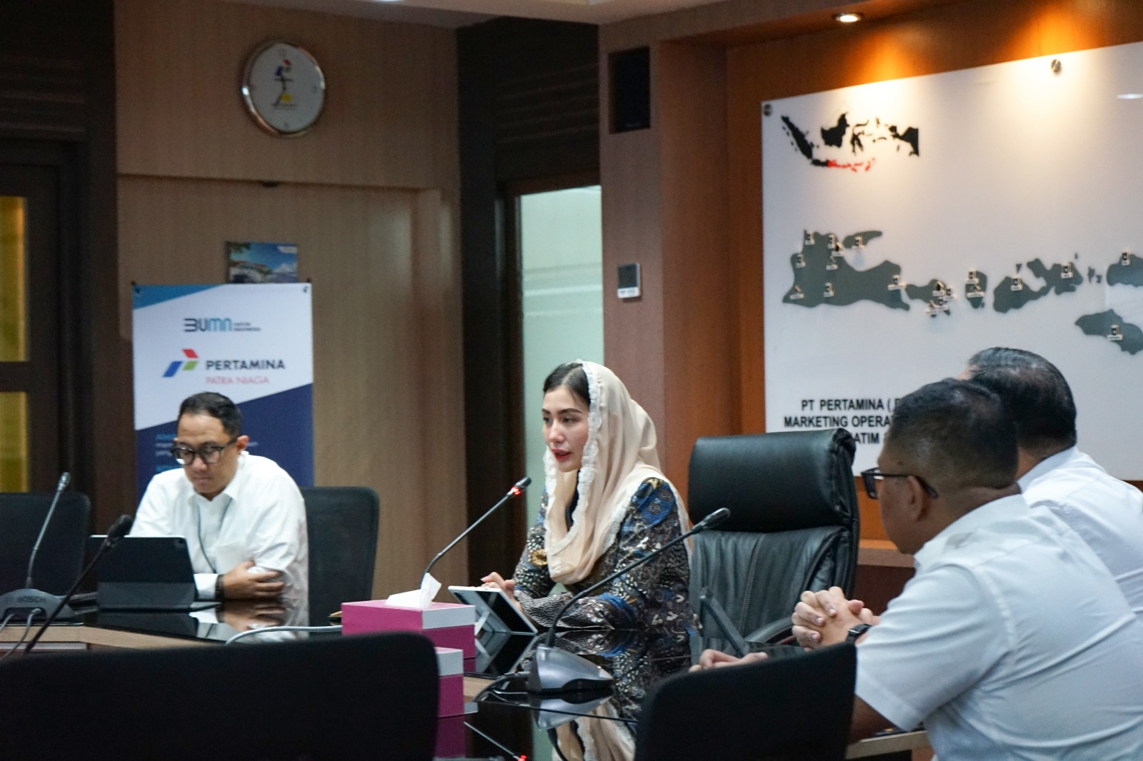 Kunjungan Kerja, Novita Hardini Kawal Distribusi LPG 3 Kg untuk UMKM dan Dorong Pertamina Bertransformasi ke Green Industry